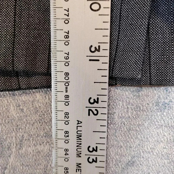 Bellissimo Men's Gray Pin Stripe Suit Coat in Size 38R 31W - Picture 9 of 11